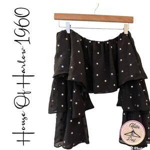 House Of Harlow 1960 Ruffle Sleeve Top